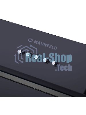 Вытяжка встраиваемая Maunfeld Trapeze 601GG черный, 60 см, 1150 куб. м/ч, 54 дБ