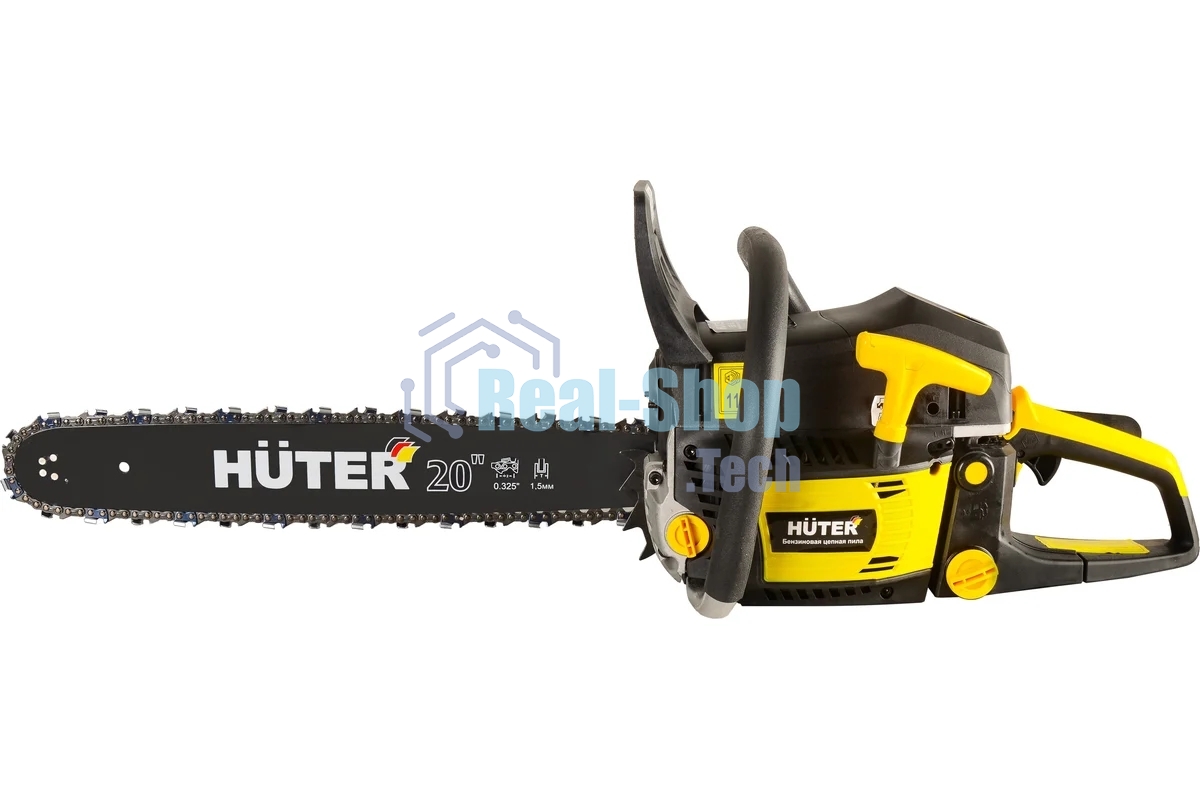 Бензопила Huter BS-52 70/6/32.4 квт, 52 см3, бак 0,55 л, антивиб. система, шина 50 см/20