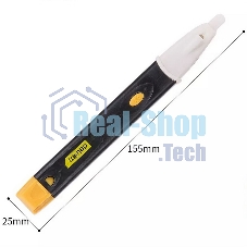 Бесконтактный детектор напряжения Deli DL8008 (90-1000В, функция фонарика, батарейки в комплекте)