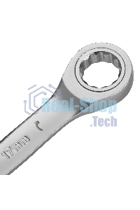 Набор ключей комбинированных трещоточных Denzel 6-17 мм, 6 шт., CrV, матовый хром 14720