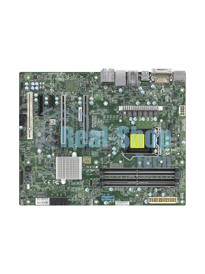 Материнская плата Supermicro MBD-X12SAE-B, LGA 1200, Intel W480, 4xDDR4, 4xSATA, 2xM.2, 3xPCIe 3.0 (x16, x16, x1), 1xDP, 1xHDMI, 1xDVI-D, 2xUSB-A 2.0, 2xUSB-A 3.2 Gen 1, 3xUSB-A 3.2 Gen 2, 1xUSB-C 3.2 Gen 2, 1x 2.5Gb LAN, 1x 1Gb LAN, 5.1, 1xCOM, ATX