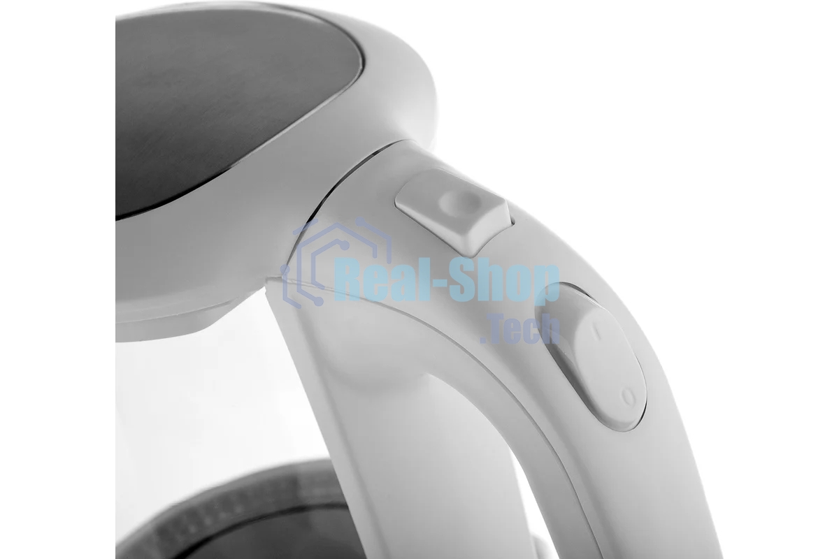 Чайник электрический BRAYER BR1040WH 2220Вт, 2 л, стекл., белый.