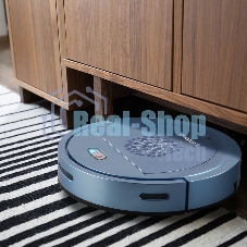 Робот-пылесос Endever Spectre-88 голубой, 1500 мА/ч Li-ion, уборка сухая/влажная, пылесборник контейнер 0.4 л