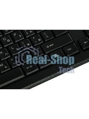 Комплект клавиатура+мышь A4Tech KR-8520D проводной, USB, 1200 DPI, чёрный