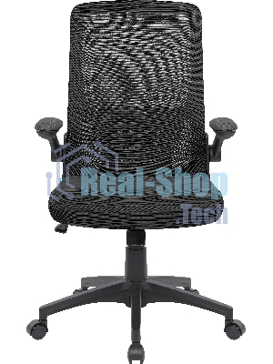 Кресло Defender DALLAS черный, сетка, 120 кг, механизм качания