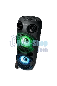 Колонка АС Sven PS-750, черный (80 Вт, TWS, Bluetooth, FM, USB, microSD, LED-дисплей, 2х4400мА*ч)