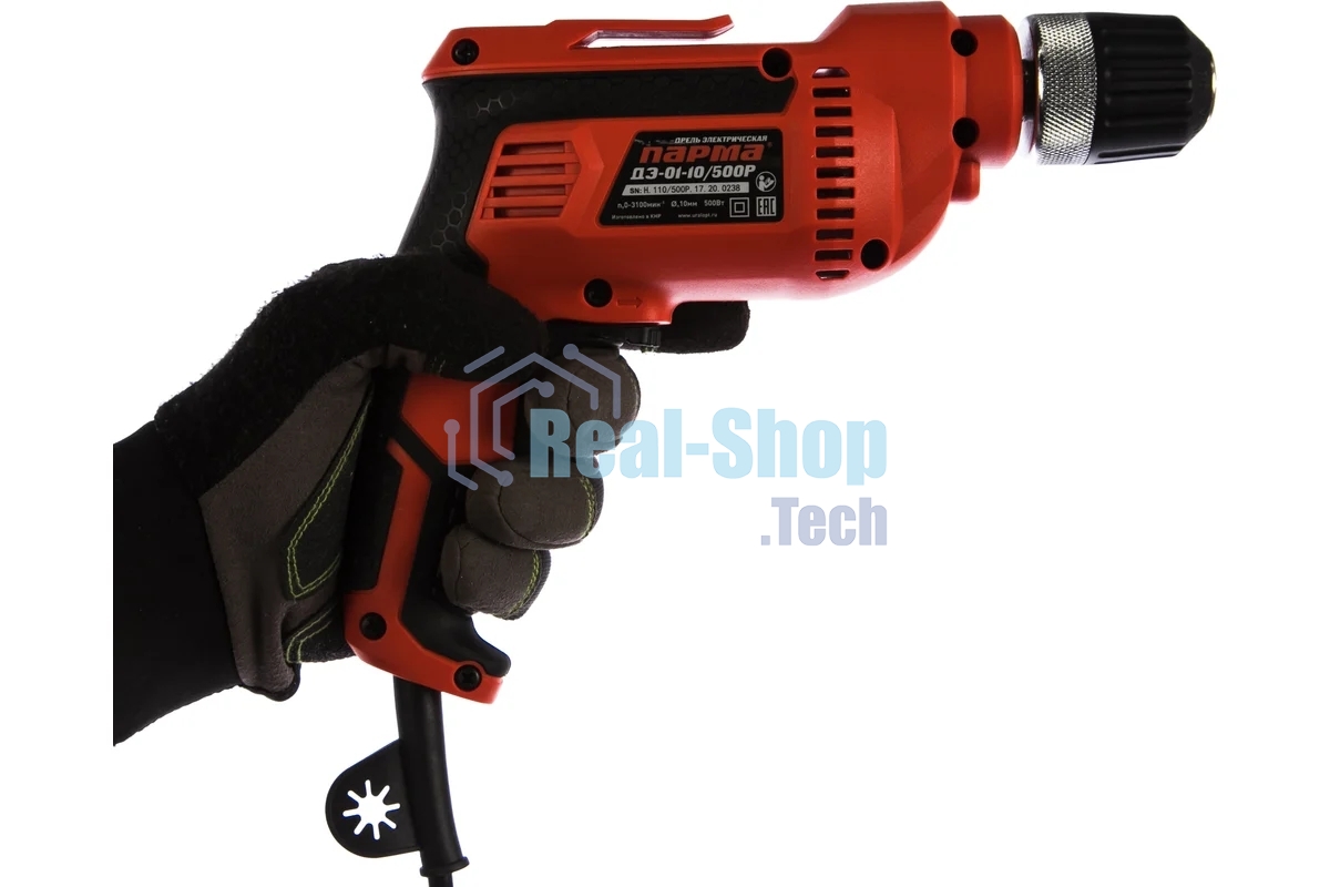 Дрель Парма ДЭ-01-10/500Р 02.025.00001