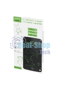 Графический планшет Maxvi MGT-02 черный, LCD планшет для заметок и рисования