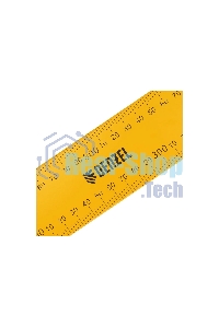 Угольник Denzel стальной, 400 мм х 600 мм, ультрафиолетовая печать (измерительная шкала)