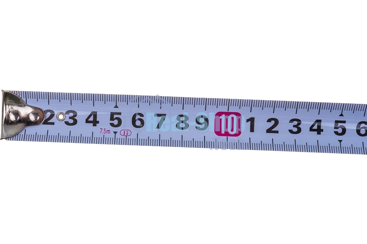 Рулетка Matrix Rubber, 7,5 м х 25 мм, обрезиненный корпус