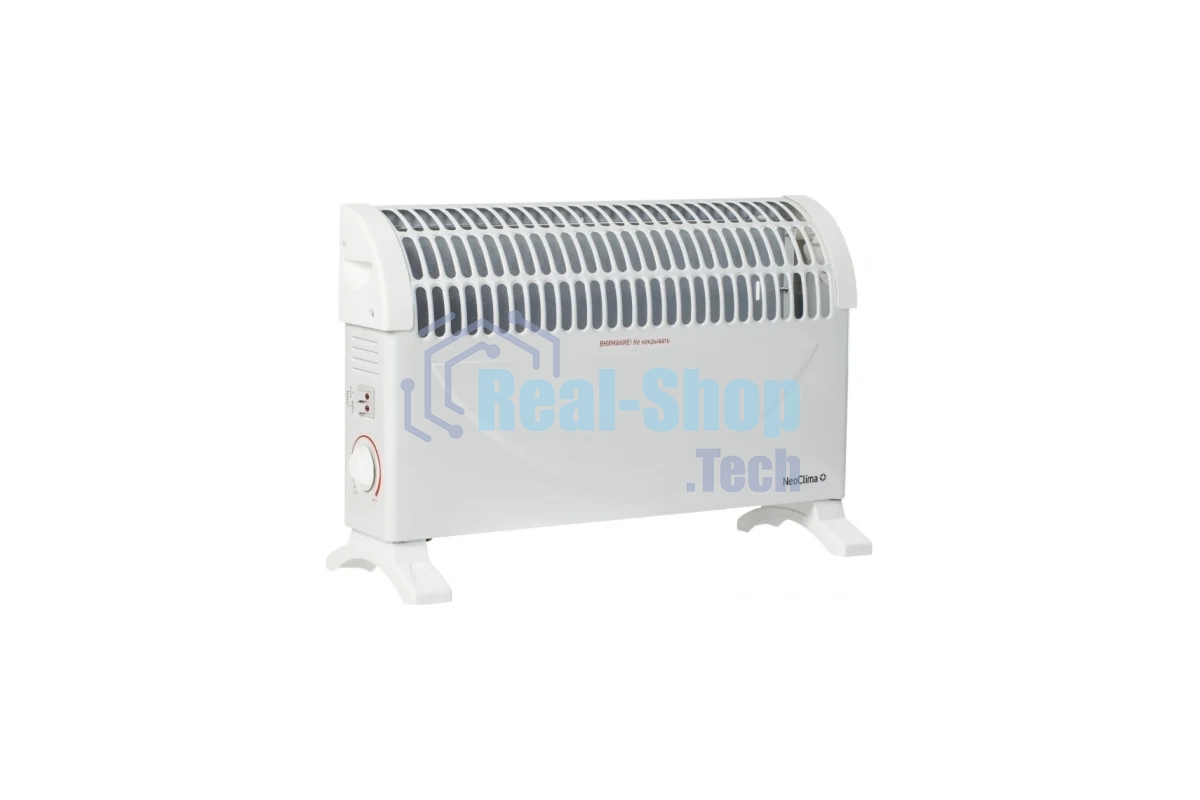 Конвектор Neoclima Fast 1500 w белый, 1500 Вт, 15 м2, термостат