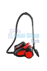 Пылесос Centek CT-2520 черный/красный, 400/2200 Вт, уборка сухая, пылесборник циклонный фильтр, 2 л