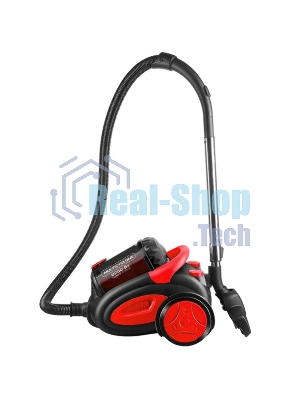 Пылесос Centek CT-2520 черный/красный, 400/2200 Вт, уборка сухая, пылесборник циклонный фильтр 2 л