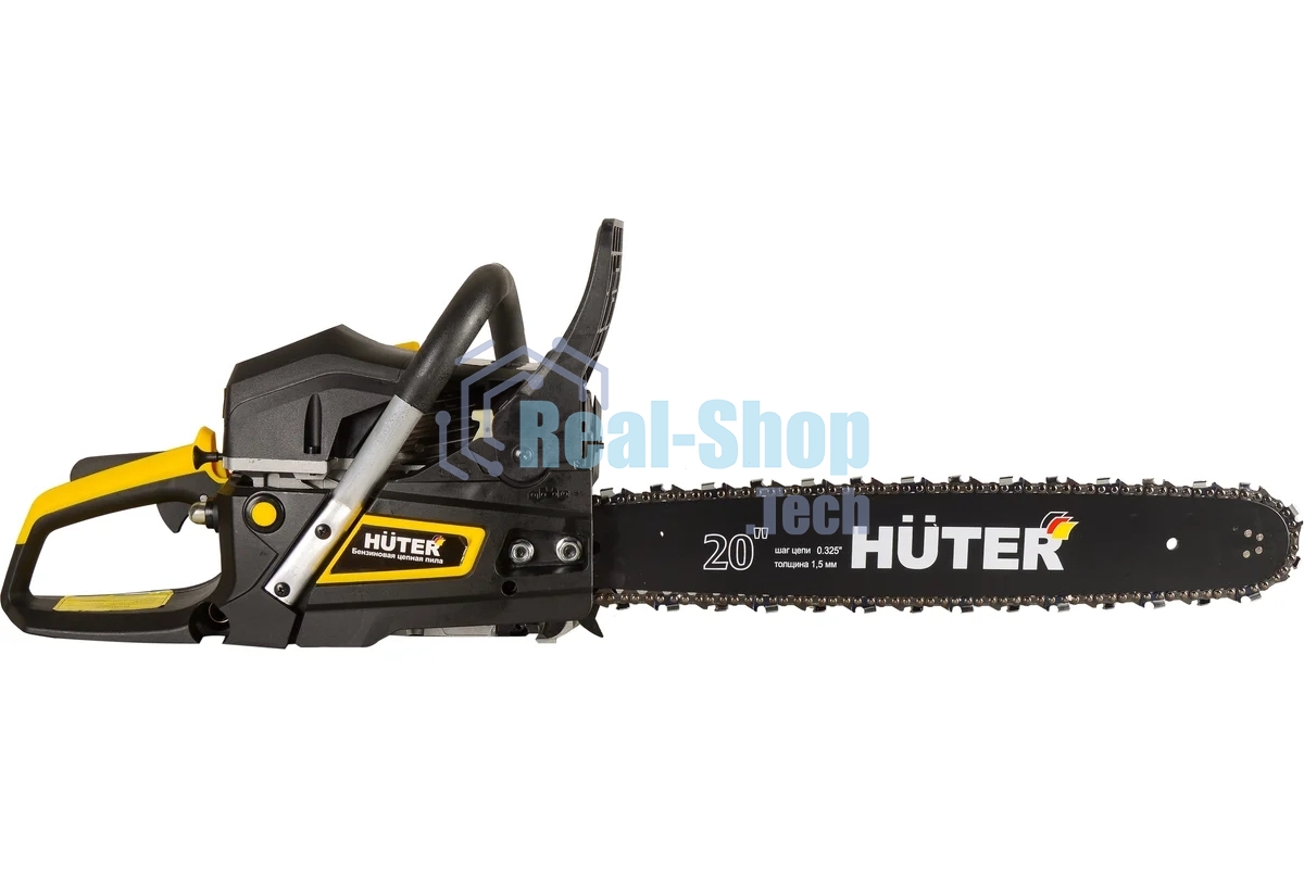 Бензопила Huter BS-52 70/6/32.4 квт, 52 см3, бак 0,55 л, антивиб. система, шина 50 см/20