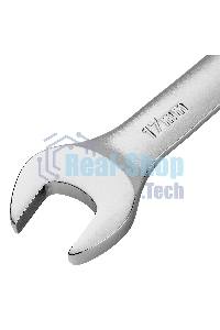 Набор ключей комбинированных трещоточных Denzel 6-17 мм, 6 шт., CrV, матовый хром 14720