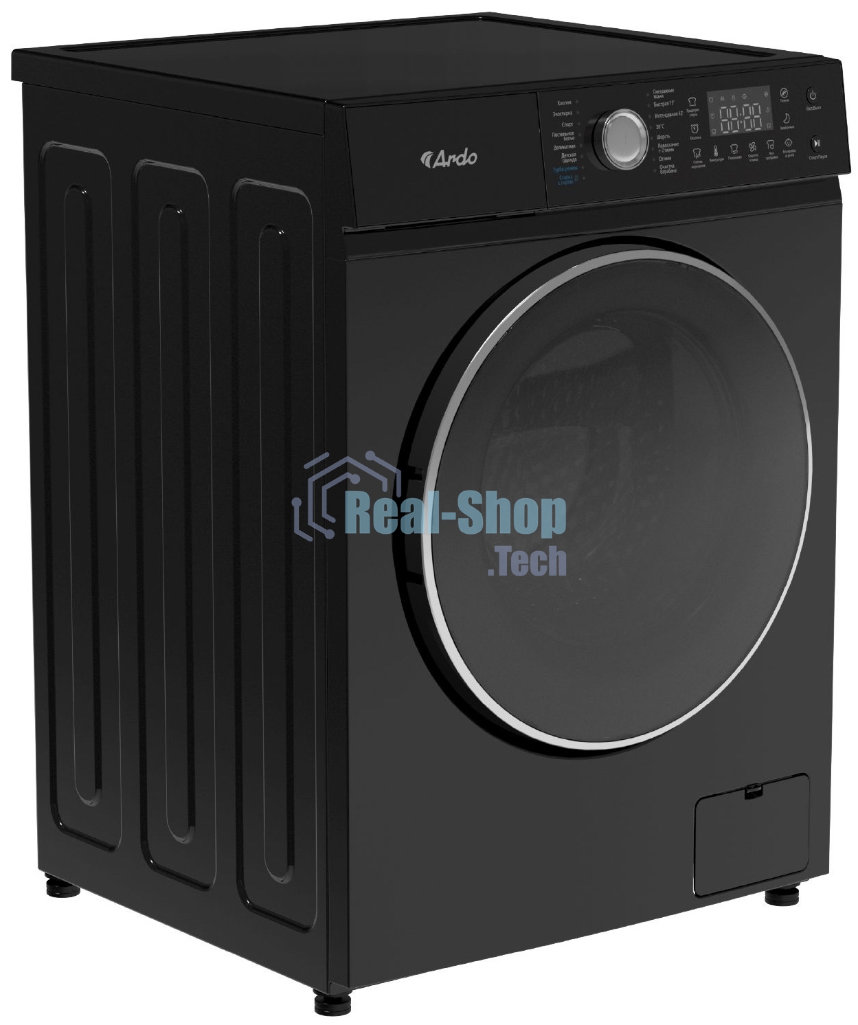 Стиральная машина ARDO WTH81451B2 черный, загрузка фронтальная 8 кг, 1400 об/мин, класс: А+++