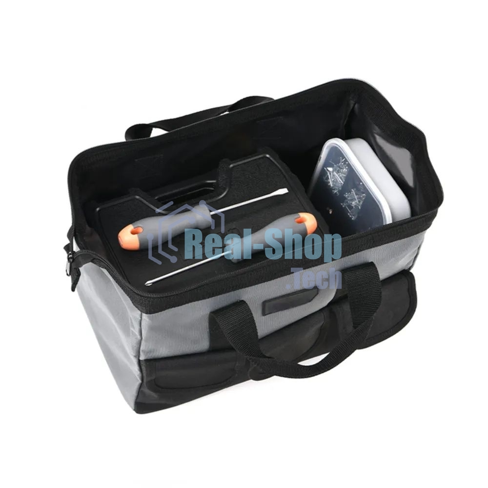 Сумка для инструментов Deli DL430016 360 x 180 x 250мм, 6 карманов, плечевой ремень, ткань Оксфорд