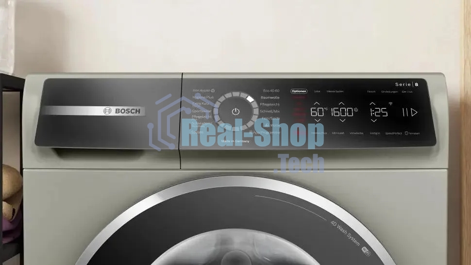 Стиральная машина Bosch 8-Series WGB2560XME серый, загрузка фронтальная 10 кг, 1600 об/мин., класс: А