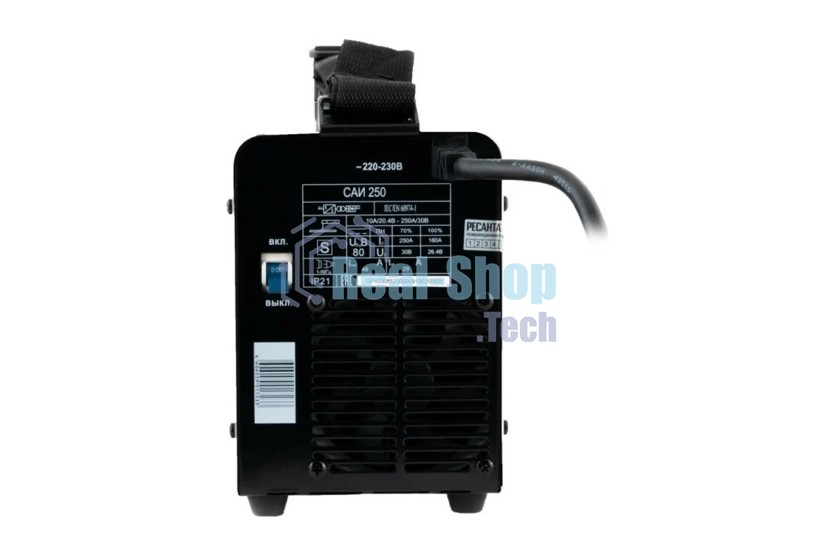 Сварочный аппарат инверторный в кейсе Ресанта САИ 250 65/23