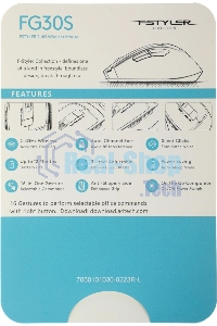 Мышь беспроводная A4Tech Fstyler FG30S серый/оранжевый, 2000 dpi, радиоканал, USB, кнопки - 6