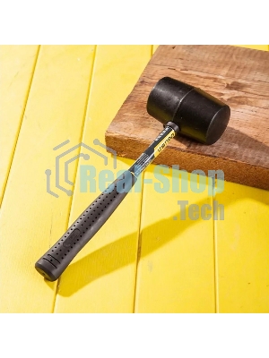 Резиновый молоток со стальной ручкой Deli DL5612 340 грамм, длина 260 мм