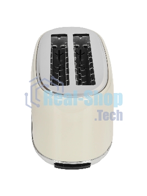 Тостер TESLER TT-430 бежевый, 1500 Вт, 2 слота
