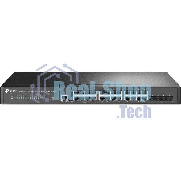 Коммутатор управляемый TP-Link TL-SG3428XPP-M2 JetStream уровня 2+ с 24 портами 2,5 Gbит/с (8 портов PoE++, 16 портов PoE+) и 4 портами SFP+ 10 Gbит/с