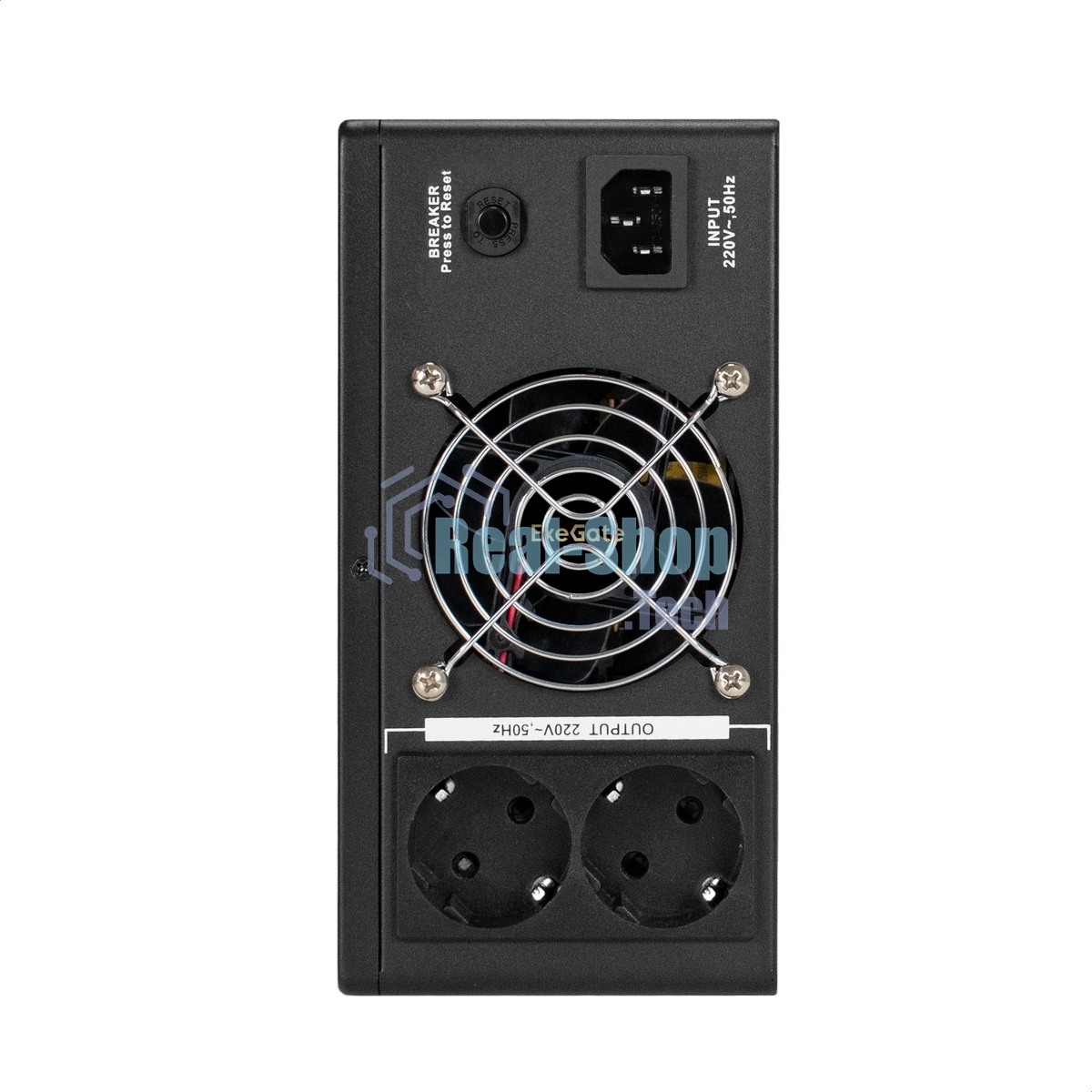 Комплект Источник бесперебойного питания EX295994RUS + батарея 33Aч EX282974RUS 2шт (инвертор, синус, для котла, PF=1, настенный) ExeGate IdealSine SR-1500.LCD.2SH 1500VA/1500W, чистая синусоида, цветной LCD-дисплей, 2*Schuko, крепление настенное, черный 