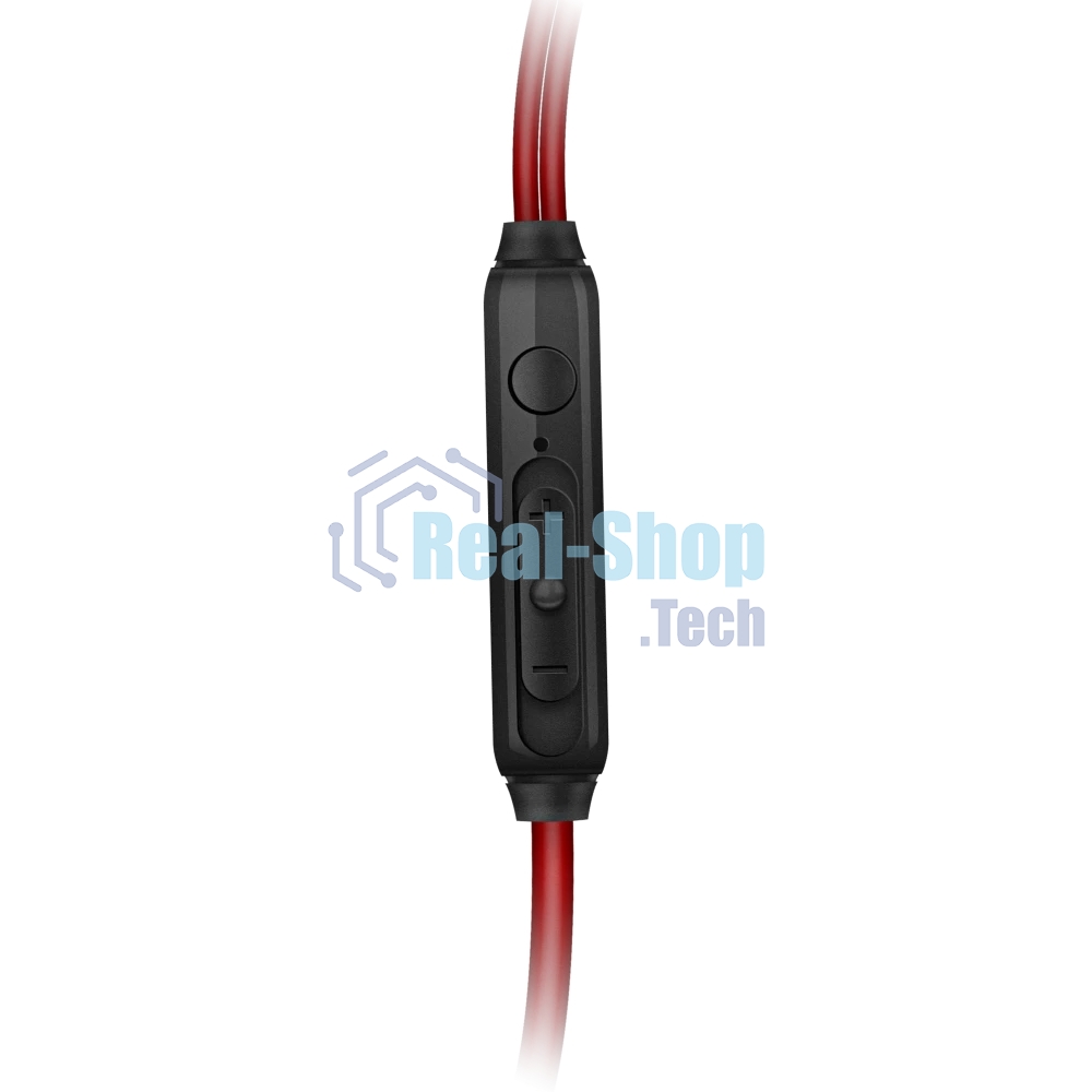 Наушники внутриканальные SVEN с микрофоном E-292M черный/красный пульт