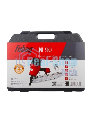 Пистолет гвоздезабивной пневматический FUBAG N90100156 длина гвоздя 50-90мм 2.8х3.8 50шт 120л/м