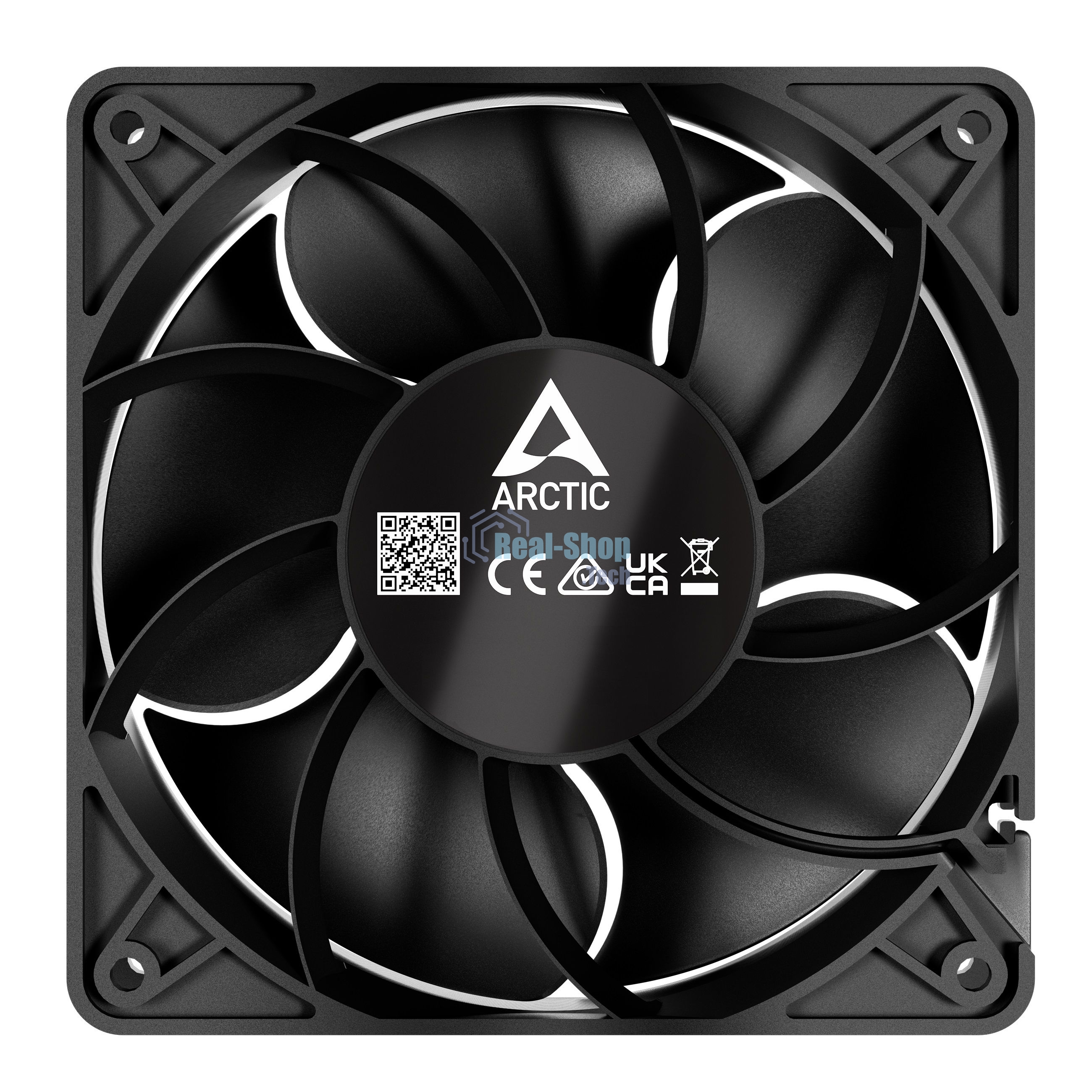 Вентилятор для корпуса Arctic S12038-4K черный, 120 мм, 4000 об/мин, 4 pin
