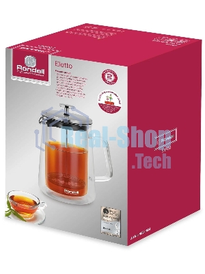 Френч-пресс с двойными стенками Rondell Calypso RDS-1822 1,0 л