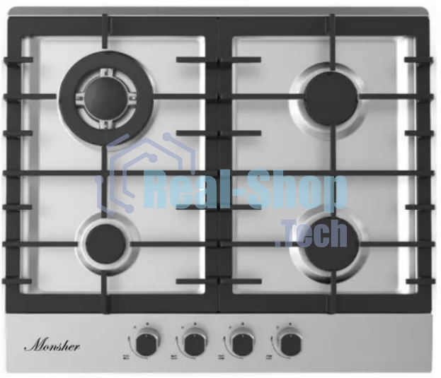 Газовая варочная панель Monsher MKFG 60 G-SFT серебристый