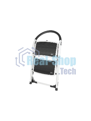 Стремянка стальная двухступенчатая Deli DL509012 макс.высота 460мм, до 150кг, ступени 360x270мм