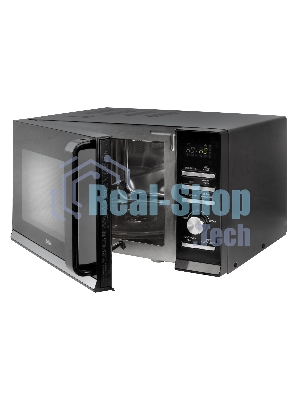 Микроволновая печь BBK 25MWC-991T/B черный/серебристый, 25 л, 900 Вт, переключатели - кнопки, поворотный механизм