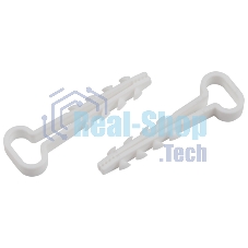 Дюбель-хомут 6-12мм для плоского кабеля NO-225-221 белый (уп.10шт) Эра Б0066262