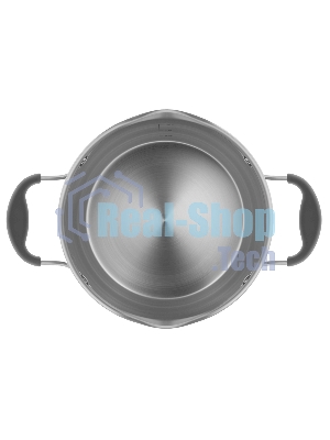 Кастрюля Maunfeld LAURA MCS22S08GR из нержавеющей стали со стеклянной крышкой, 18 см, 2,2 л.