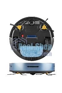 Робот-пылесос Endever Spectre-88 голубой, 1500 мА/ч Li-ion, уборка сухая/влажная, пылесборник контейнер 0.4 л