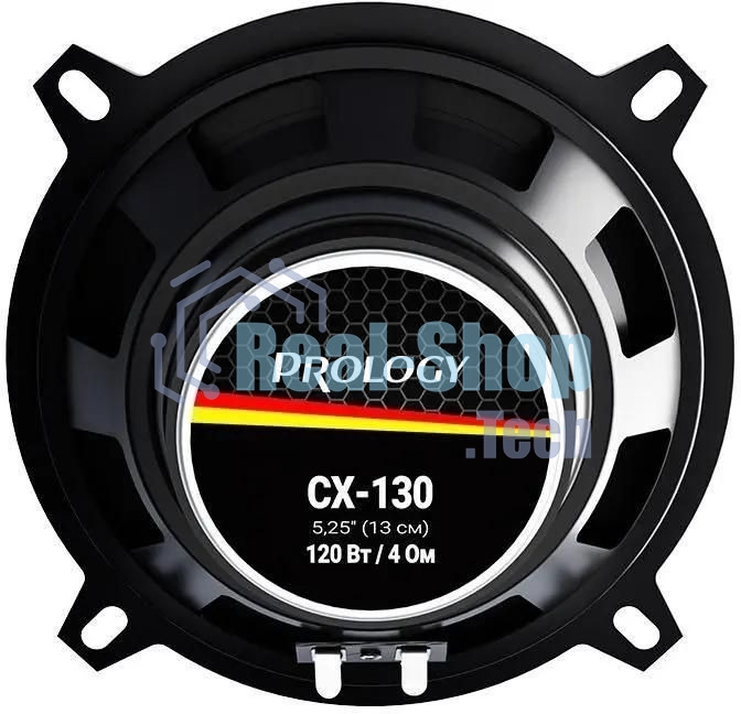 Колонки автомобильные Prology CX-130 120Вт 88дБ 4Ом 13см (5дюйм) (ком.:2кол.) коаксиальные двухполосные