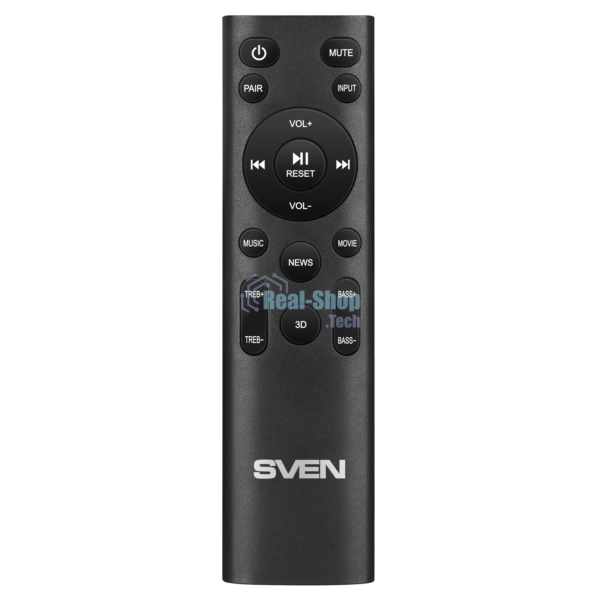 Саундбар SVEN SB-2400DD черный (Dolby Digital Plus, 2х80 + 240 Вт, Bluetooth, ПДУ, USB)