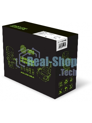 Кресло Cactus CS-CHR-OC03M-BR темно-коричневый, экокожа, подголовник