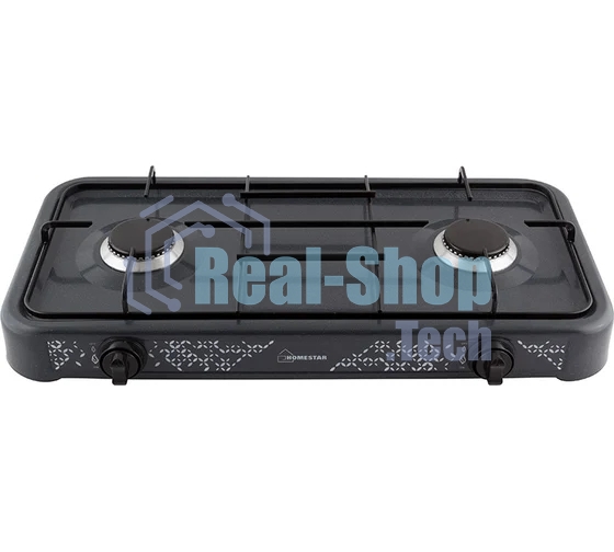 Плита настольная газовая HOMESTAR HS-1202 2-х конфорочная (003699)