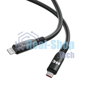 Дата-кабель MORE CHOICE (4620202554581) K83ia 2м USB 3.0A PD 27W для Lightning ng 8-pin -2 м, черный
