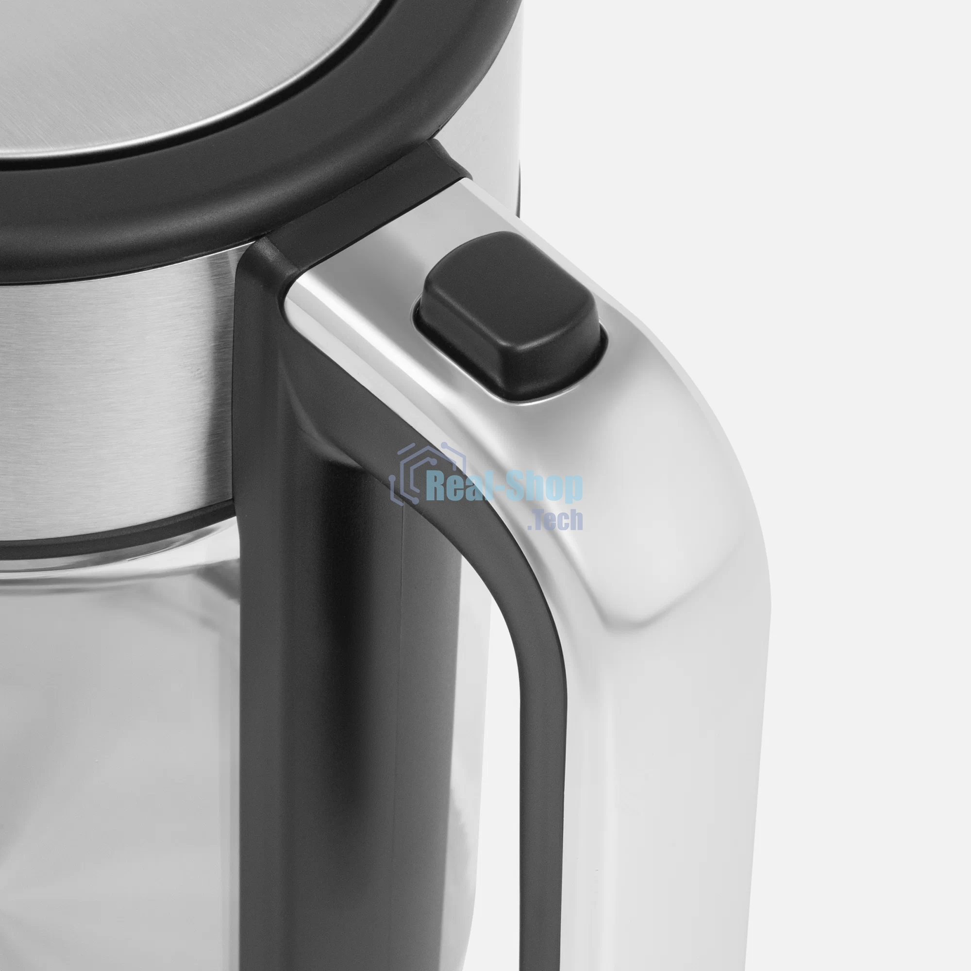 Чайник электрический Tuvio TUK217H1, режим поддержания тепла, 1.7 л, серебристый