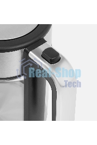 Чайник электрический Tuvio TUK217H1, режим поддержания тепла, 1.7 л, серебристый