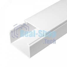Кабель-канал Промрукав PR.0560401 белый 2-й замок в п/э 60х40 мм (40м/уп)