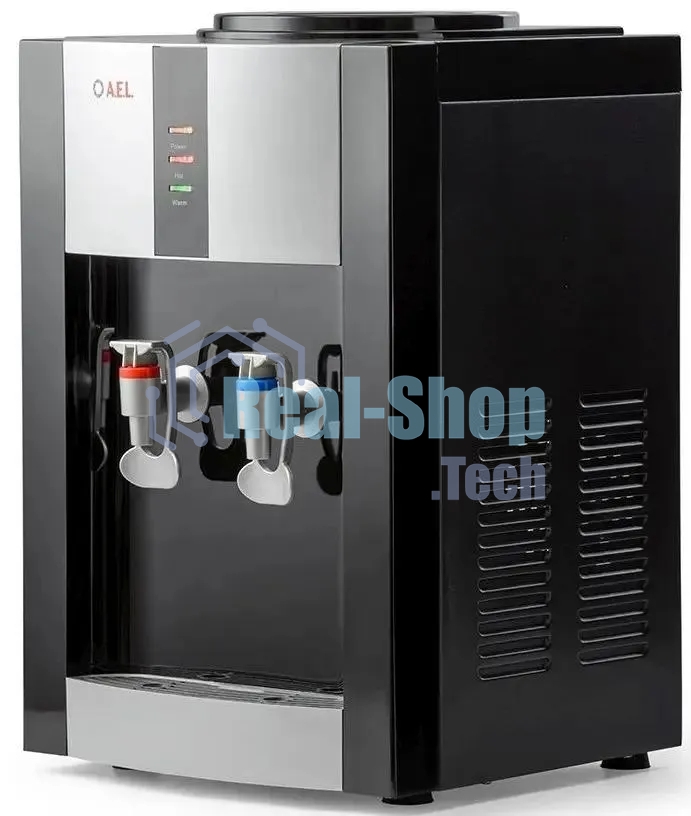 Кулер AEL TC-AEL-47 настольный компрессорный черный/серебристый