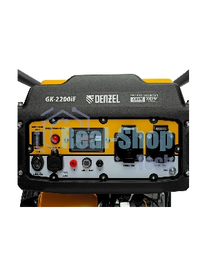 Электрогенератор бензиновый инверторный Denzel GK-2200iF, 2.2 кВт, 95 дБ, 27 кг