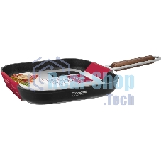 Сковорода-гриль Rondell Fjord RDA-1798, 26 см, без крышки, черный