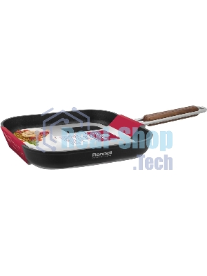 Сковорода-гриль Rondell Fjord RDA-1798, 26 см, без крышки, черный